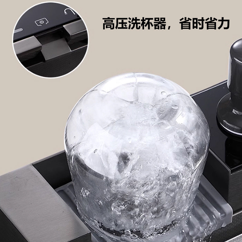 Stainless Steel Sink Whale Rain Shower Waterfall Sink Kitchen Stainless Steel Large Single Sink Multi-Function Digital Display Sink