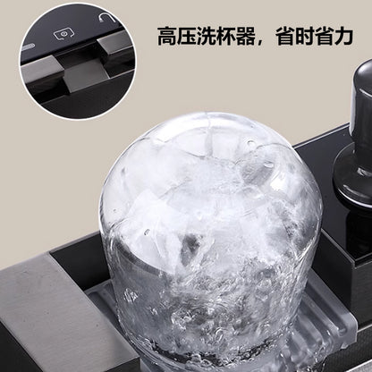 Stainless Steel Vegetable Washing Basin Whale Flying Rain Waterfall Sink Kitchen Stainless Steel Large Single Sink Multi-function Digital Display Washing Basin