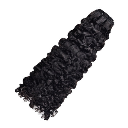 Real Human Hair Wigs Burmese Curls Bundles Human Hair European and American Hair Cross-Border Long Curly Hair