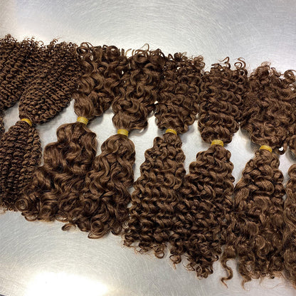 Factory Direct Sales Two-Pointed Sdd Wig Hair Bundle Bulk Hair Curly Humanhair Real Hair