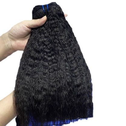 Customized Human Hair Wig Full Human Hair Real Hair Curtain for Women Kkst Bundles Human Hair Wig