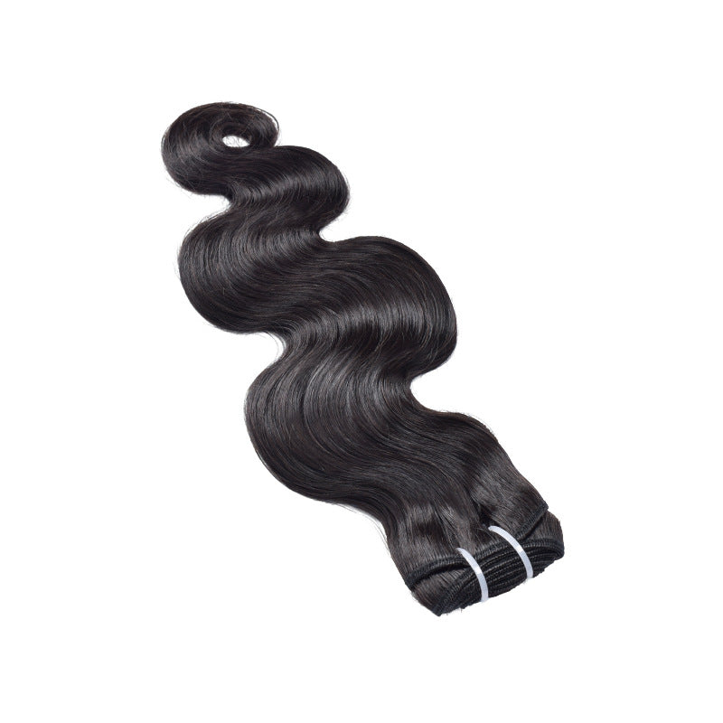 10A Human Hair Hair Curtain Double Drawn Humanhair Bundle Bone Straight Hair Spot Manufacturer Wholesale