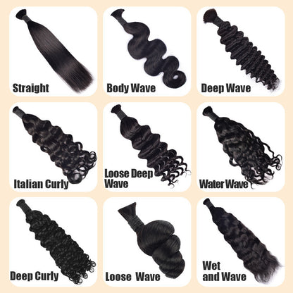 European and American Cross-Border Dreadlock Hair Extensions Straight Human Hair Bulk Hair Human Hair Full Real Hair Wig