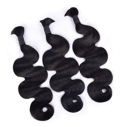 European and American Cross-Border Dreadlock Hair Extensions Straight Human Hair Bulk Hair Human Hair Full Real Hair Wig