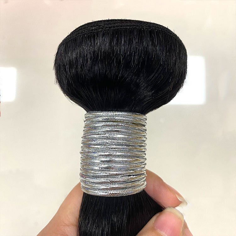 Customized Human Hair Wigs Loose Wave Bundles Human Hair Headgear Hair Curtain Foreign Trade Wigs