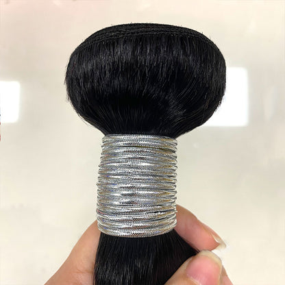 Customized Human Hair Wigs Loose Wave Bundles Human Hair Headgear Hair Curtain Foreign Trade Wigs