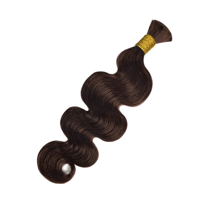 Wig Real Human Hair Bundle Boho Braids Body Wave Human Hair Foreign Trade Wig Hair