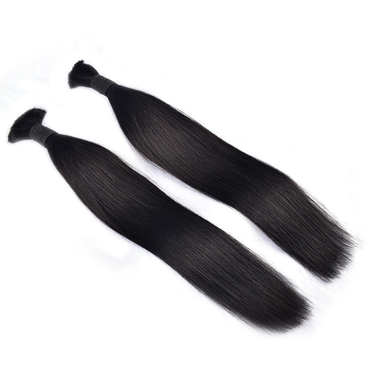 Customized Wig Women's Hair Bulk Hair Human Straight Hair Real Hair Cross-Border Wig