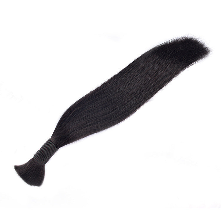 Customized Wig Women's Hair Bulk Hair Human Straight Hair Real Hair Cross-Border Wig