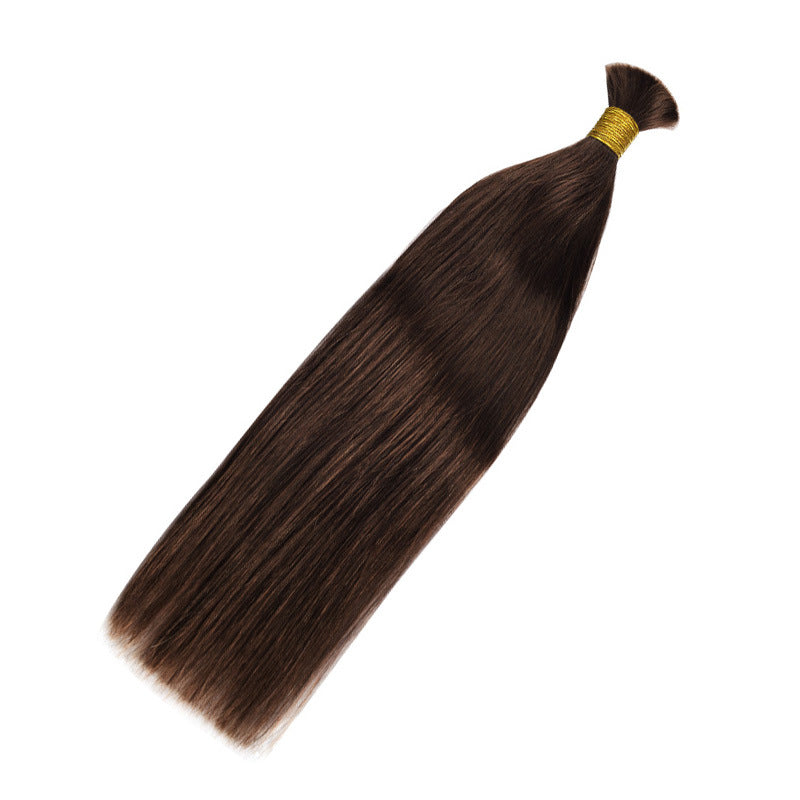 Manufacturer Wholesale Wig Human Hair Handle Hair Bundle Human Hair Bulk Hair Bone Straight Hair Wig for Women