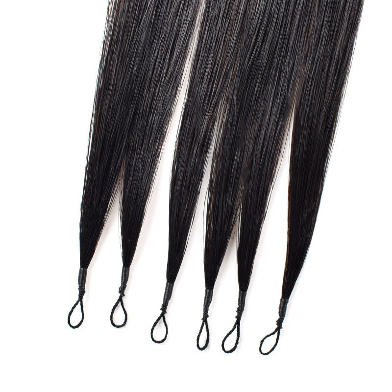 New feather hair extensions for real hair 200 bundles of non-folding head three generations of women's real hair seamless invisible feather hair extensions