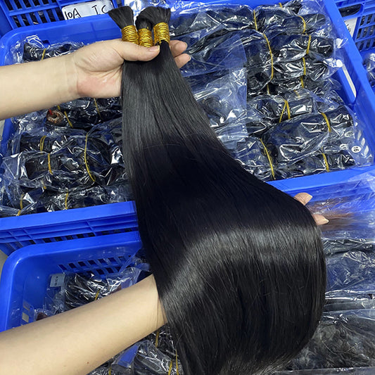 Real Human Hair Wig, Bulk Human Hair, Women's Real Hair Bundle