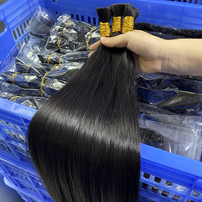 Real Human Hair Wig, Bulk Human Hair, Women's Real Hair Bundle