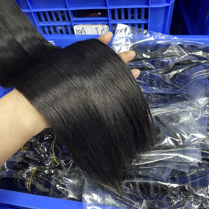 Real Human Hair Wig, Bulk Human Hair, Women's Real Hair Bundle