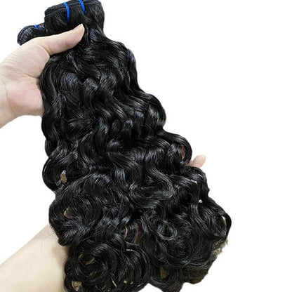 Wig Customized Human Hair Italian Curly Bundles Hair Curtain Cross-Border Women's Wig Hair Wig