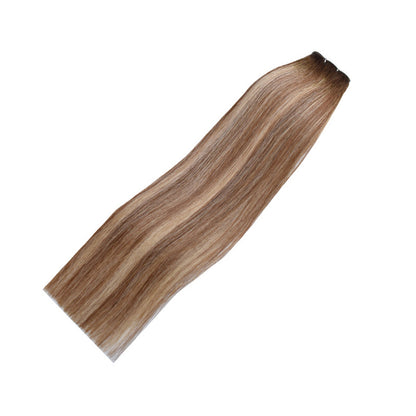 Human Hair Wig Hand Braided Hair Curtain Ladies Human Hair Genius Weft Bundles European and American Cross-Border