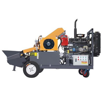 Concrete pump Secondary constructional column pump Size fine stone concrete mortar Diesel concrete pump