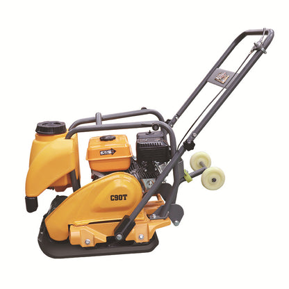 C90T flat rammer asphalt pavement rammer gasoline diesel one-way two-way vibration rammer small electric flat Rammer