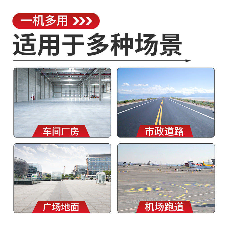 Concrete Polishing Machine, Double Disc Grinder, Cement Floor Finisher, Lighting, Ride-On Electric High-Efficiency Terrazzo Polisher