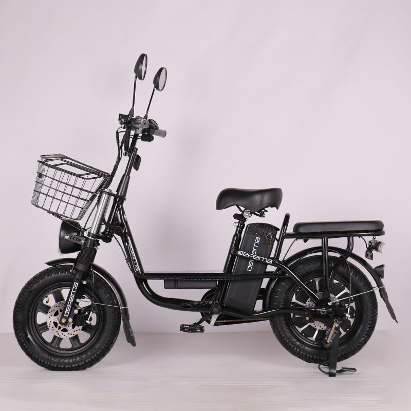 Processing Takeaway Electric Vehicle Street Food Delivery Bicycle Heavy-Duty Princess Yilan Long-Range Electric Motorcycle Battery Vehicle