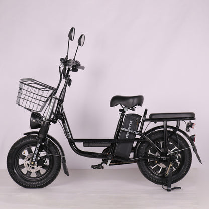 Processing Takeaway Electric Vehicle Street Food Delivery Bicycle Heavy-Duty Princess Yilan Long-Range Electric Motorcycle Battery Vehicle