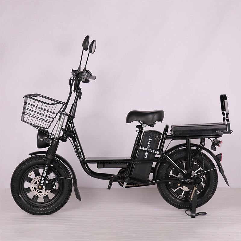 Processing Takeaway Electric Vehicle Street Food Delivery Bicycle Heavy-Duty Princess Yilan Long-Range Electric Motorcycle Battery Vehicle