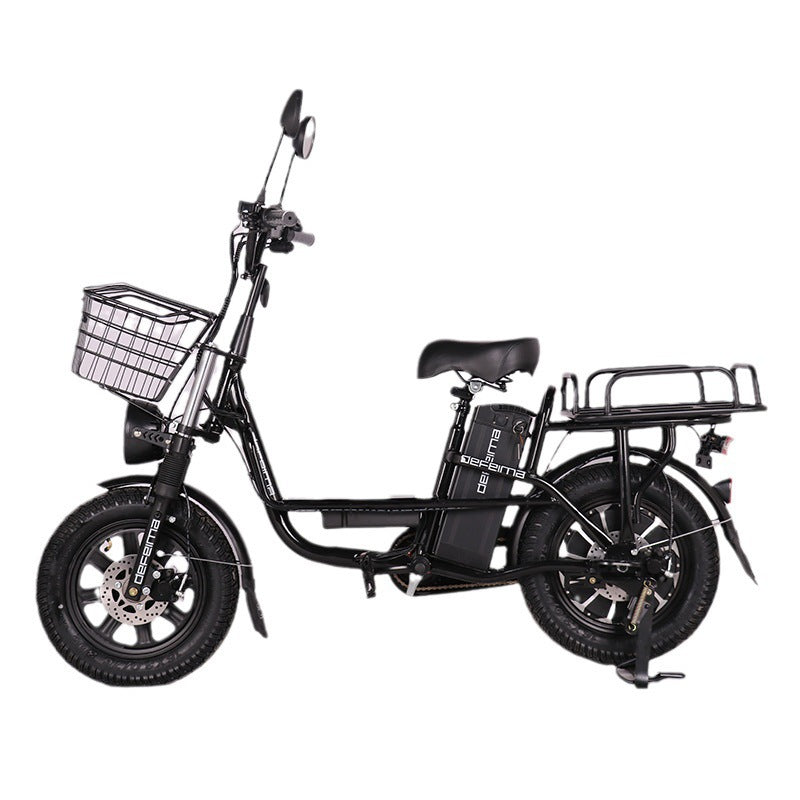 Processing Takeaway Electric Vehicle Street Food Delivery Bicycle Heavy-Duty Princess Yilan Long-Range Electric Motorcycle Battery Vehicle