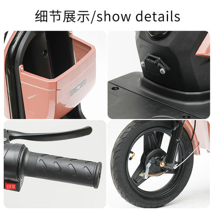 Manufacturer's In-Stock Foreign Trade Electric Vehicles, Cross-Border Transportation, Adult Small Electric Bicycles, Brazilian Two-Person Battery Bikes