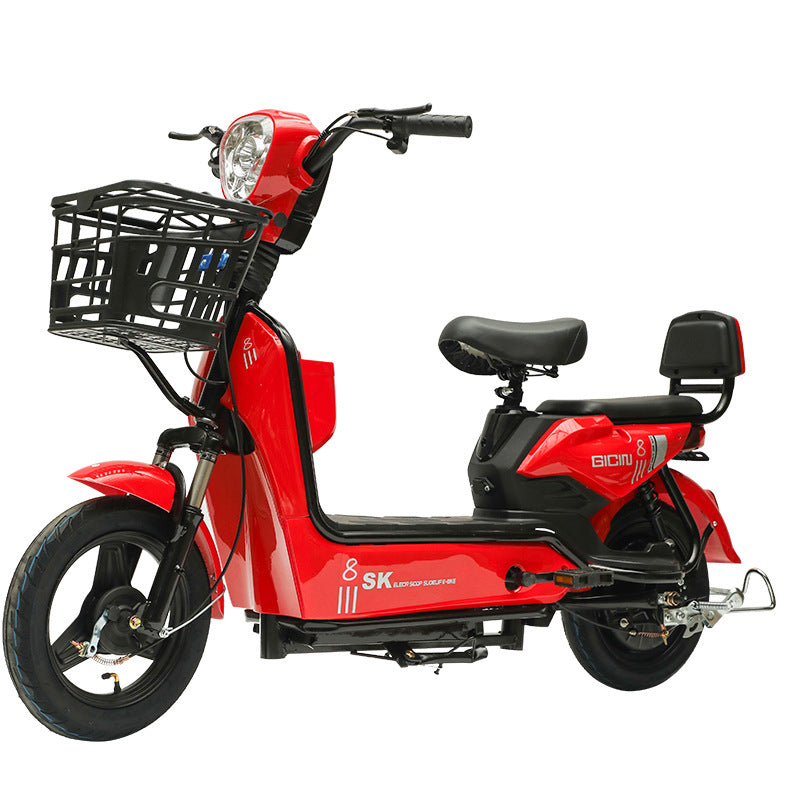 Manufacturer's In-Stock Foreign Trade Electric Vehicles, Cross-Border Transportation, Adult Small Electric Bicycles, Brazilian Two-Person Battery Bikes