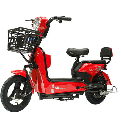 Manufacturer's In-Stock Foreign Trade Electric Vehicles, Cross-Border Transportation, Adult Small Electric Bicycles, Brazilian Two-Person Battery Bikes