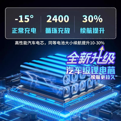 Source Factory New National Standard Folding Electric Bicycle Long-Range Electric Vehicle Driving Lithium Battery Moped