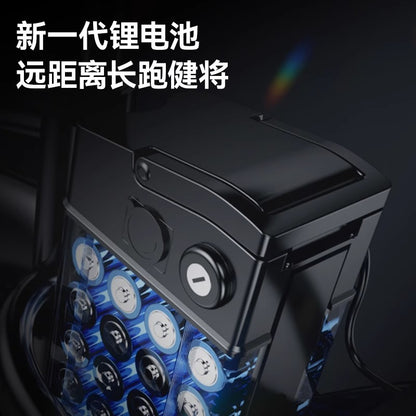 Ultra-Light and Portable Folding Electric Bicycle for Driving, Small Electric Vehicle for Driving, Lithium Battery Battery Vehicle