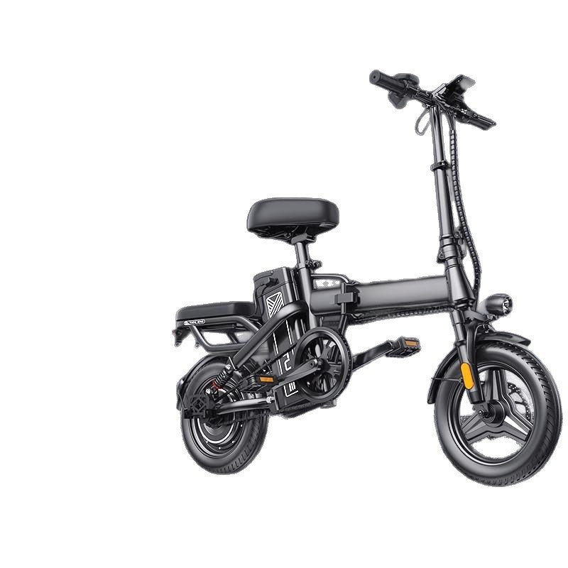 Ultra-Light and Portable Folding Electric Bicycle for Driving, Small Electric Vehicle for Driving, Lithium Battery Battery Vehicle