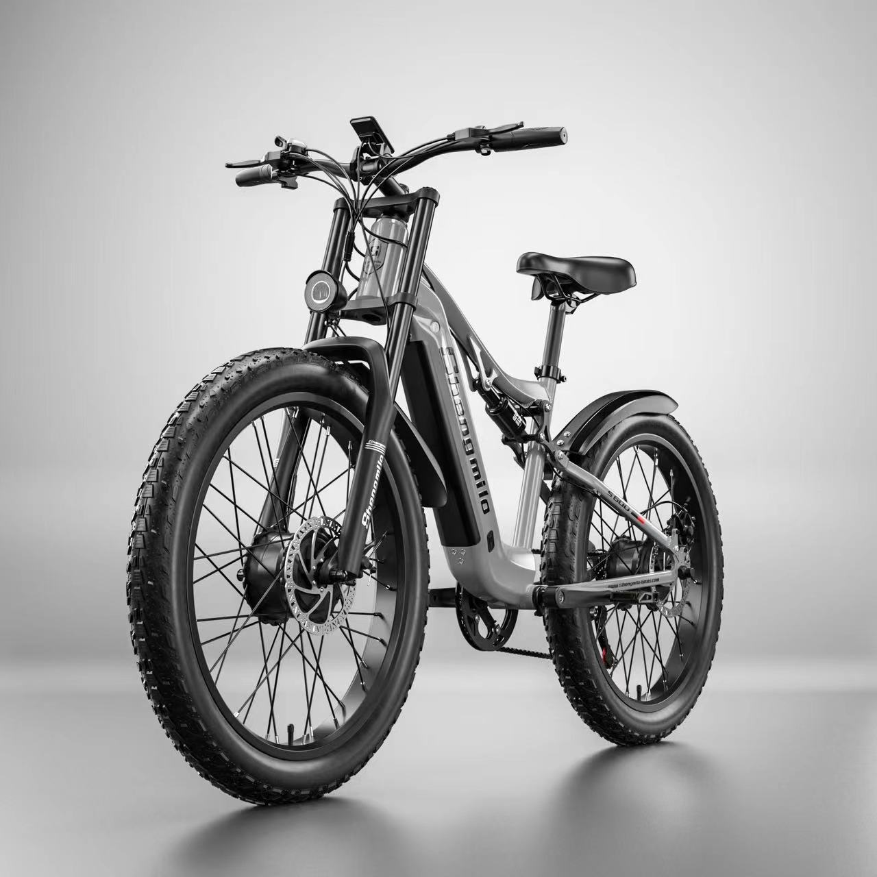 Cross-Border Exclusive Supply of Shengmilo 26inch Dual-Drive Electric Bicycle 48V Lithium Battery Adult Electric-Assisted Mountain Bike