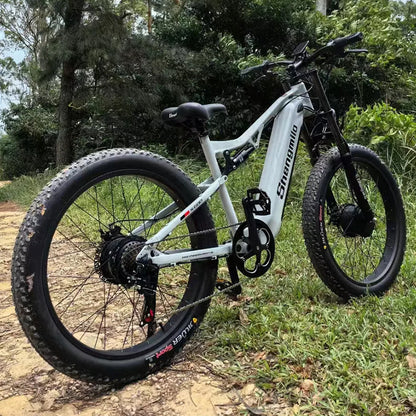 Cross-Border Exclusive Supply of Shengmilo 26inch Dual-Drive Electric Bicycle 48V Lithium Battery Adult Electric-Assisted Mountain Bike
