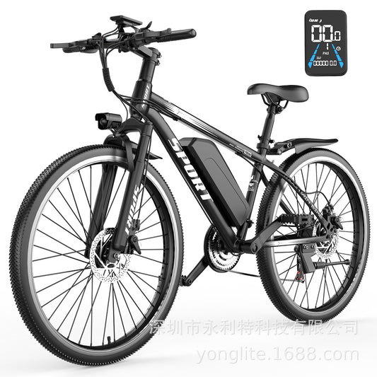 European and American Warehouse Dropshipping 48V Lithium Battery 26inch Mountain Bike Disc Brake Off-Road Electric Assist Bicycle Factory