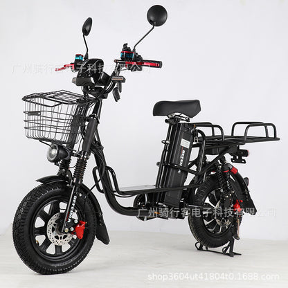16inch Monster21Ah Electric Bicycle Takeout Delivery Express 240W Lithium Battery Transportation Power-Assisted Bicycle