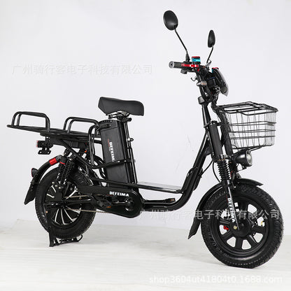 16inch Monster21Ah Electric Bicycle Takeout Delivery Express 240W Lithium Battery Transportation Power-Assisted Bicycle