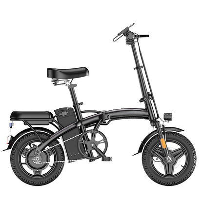 U.S. In-Stock Cross-Border Hot-Selling 14-Inch Folding Electric Bike, Ultra-Light Portable Electric Bicycle, Mini Distribution