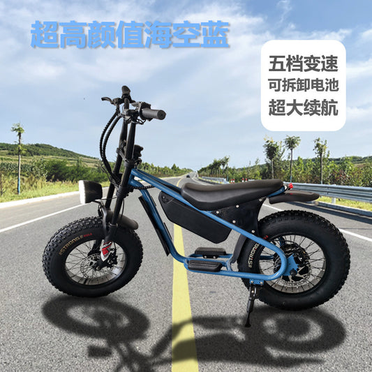 Electric Scooter, Exclusively for Cross-Border Sales, 16inch Wide Tires, Dual Shock Absorption, Long Battery Life, Adult, Portable, Off-Road, Snow-Ready