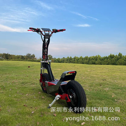 Factory direct sale 72V4000 watt super high power off-road electric scooter adult folding lithium battery electric vehicle