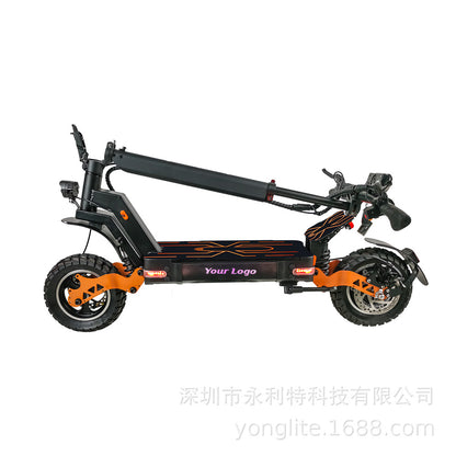 Electric Scooter for Adults 48V High-Power Foldable Scooter with Long Battery Life Electric Scooter