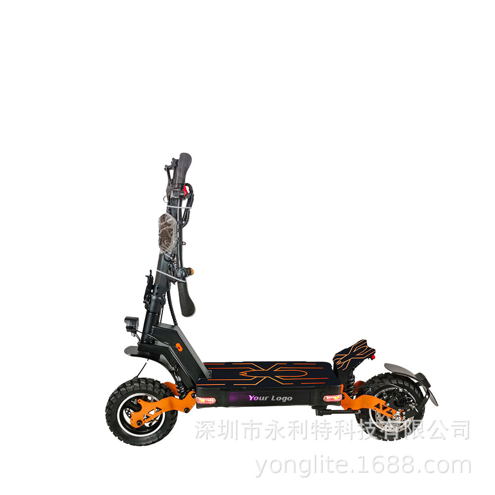 Electric Scooter for Adults 48V High-Power Foldable Scooter with Long Battery Life Electric Scooter