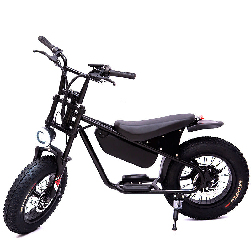 L Cross-Border E-Commerce Export 16-Inch Electric Snow Stroller Fat Tire Lithium Electric Bicycle Mini Electric Snowmobile