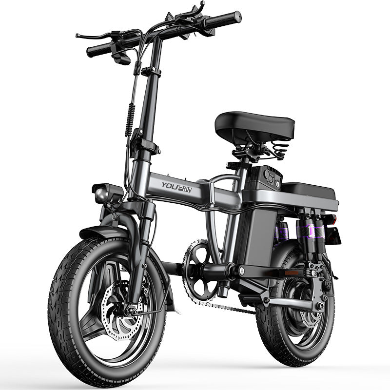 14inch New National Standard Folding Electric Bicycle with License Plate, Lithium Battery, Rear Wheel Motor, Smart Electric Vehicle