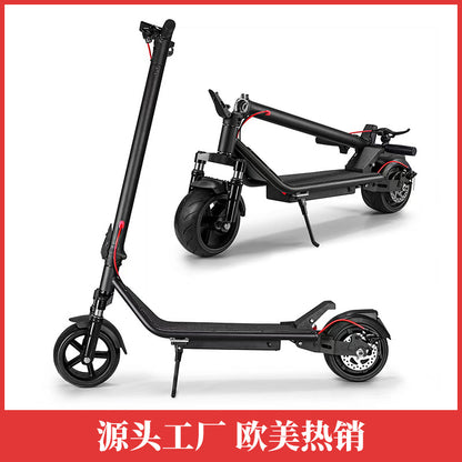 9 inch wide tire non-inflatable electric scooter overseas warehouse generation skateboard electric bicycle factory warehouse wholesale APP