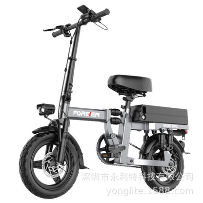 Lithium Battery, Ultra-Long Battery Life, Professional Driving, Ultra-Light Power-Assisted Electric Vehicle, Foldableable Battery Vehicle, Electric Bicycle