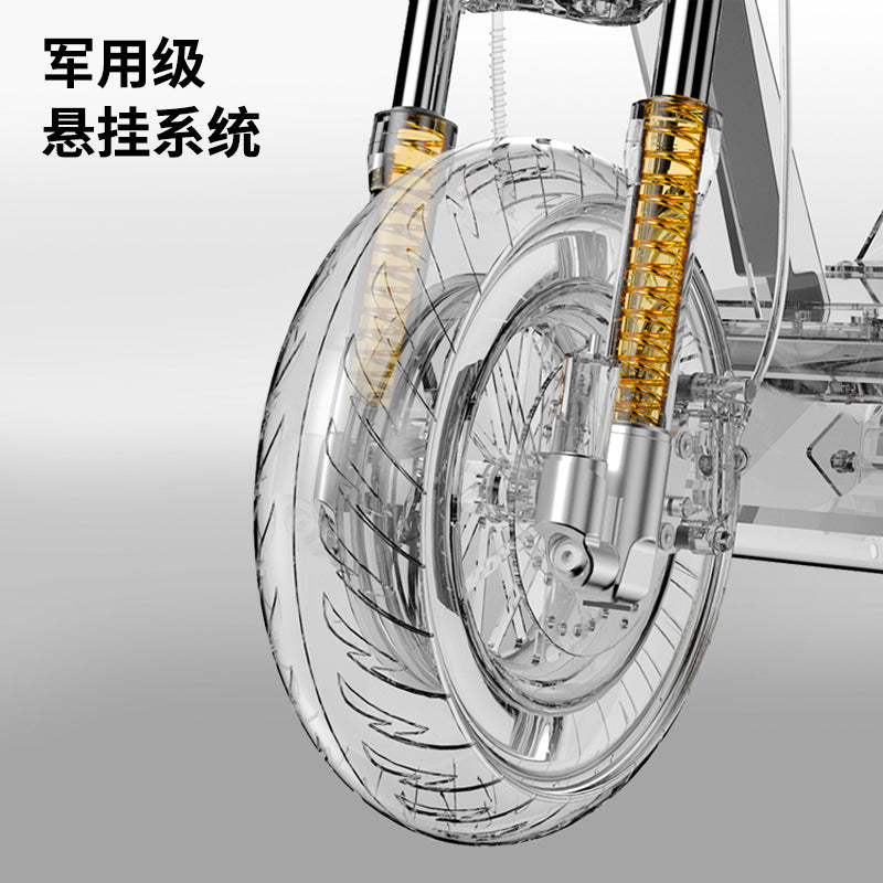 Hezzo Ultra-Large Capacity 95Km/H High-Speed Electric Scooter with Long Battery Life, High-Power Mobility Scooter with Seat
