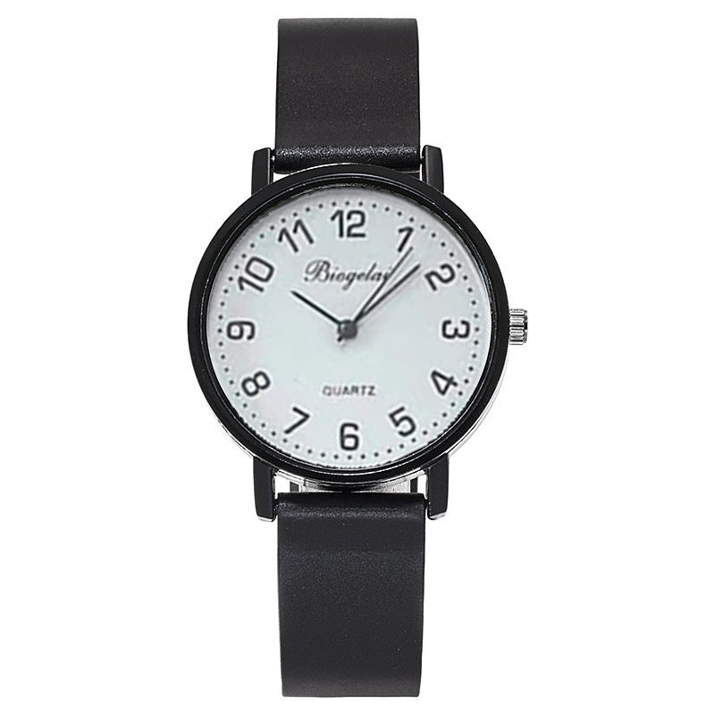 Special for Students Examination Junior High School Students High School Students Simple Light Luxury Niche Fashion Couple Pointer Quartz Watch Watch