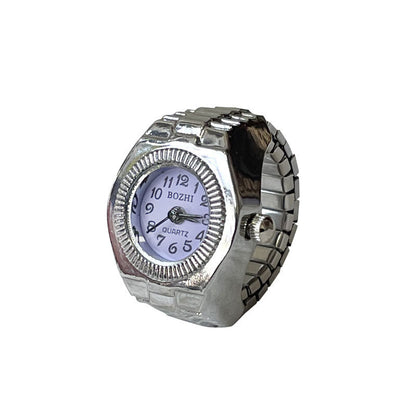 [Ring watch] new hot creative alloy shell finger watch lovers foreign trade new men and women manufacturers direct batch